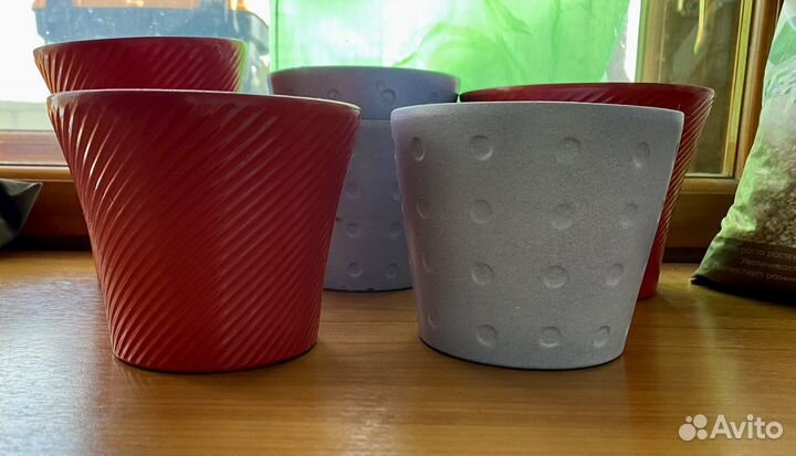 Керамические горшки для цветов