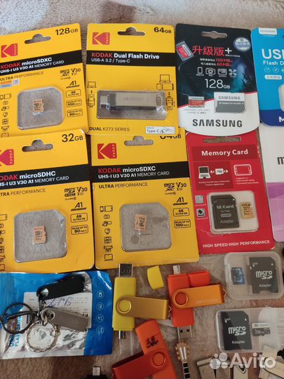 USB флешка и Mikro cd