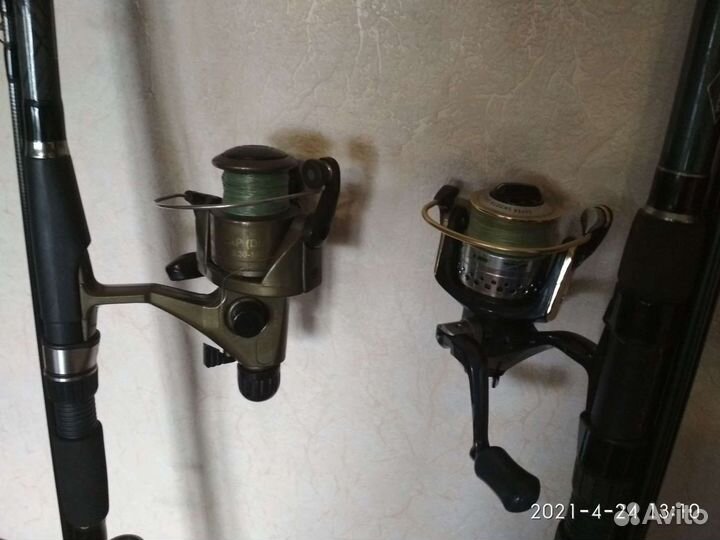 Два карповых удилища