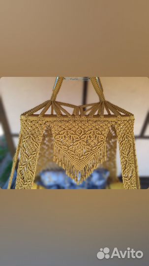 Подвесной диван шатер