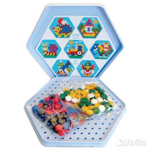 Мозаика Развивающая 170шт 7сюжетов Фантазия Мотори