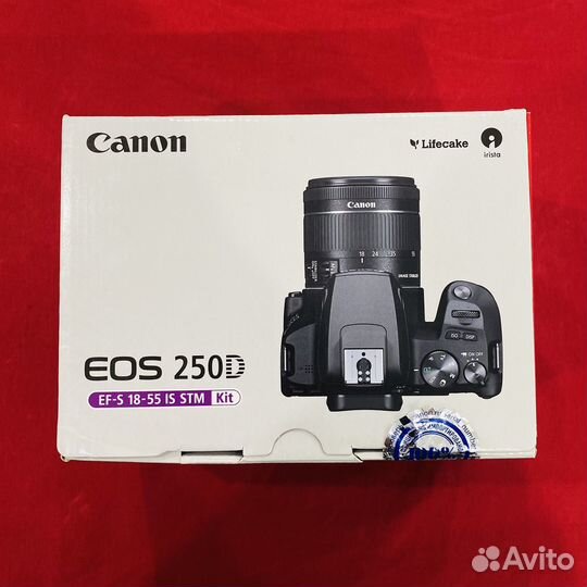 Canon 250d kit 18-55mm новый
