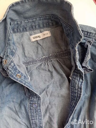 Джинсовая рубашка