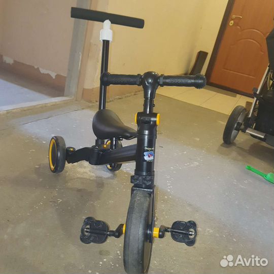 Детский велосипед+беговел