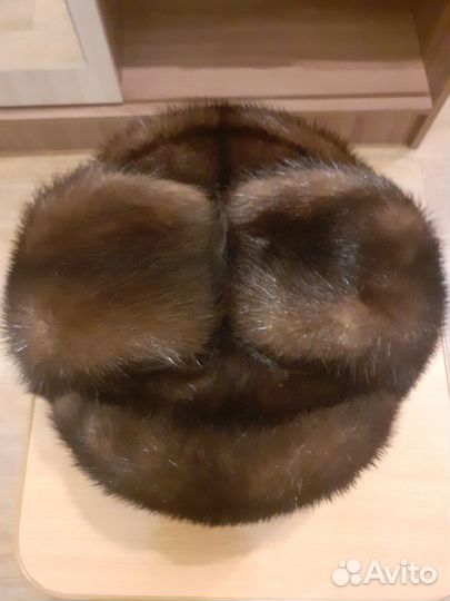 Норковая шапка мужская новая