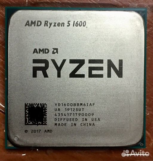 Cpu для пк Ryzen 5 1600