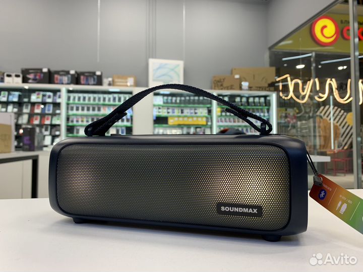 Компактная блютуз колонка 12Вт