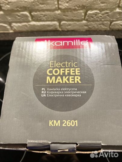 Гейзерная кофеварка электрическая