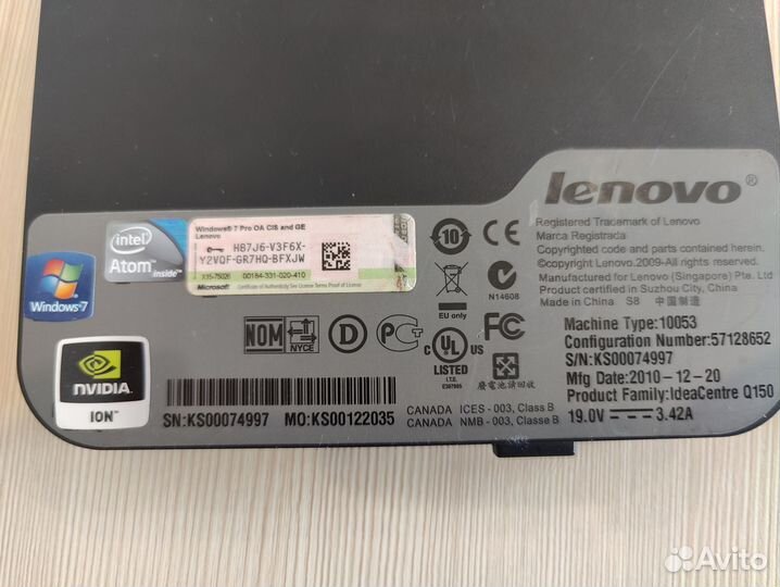 Неттоп Lenovo IdeaCentre Q150