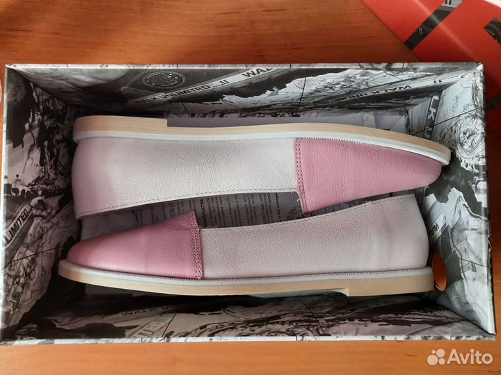 Балетки натуральная кожа 37 новые