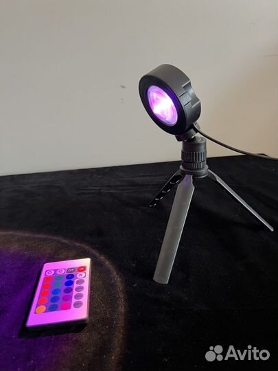 Лампа для Reels и тик ток, sunset lamp закатная