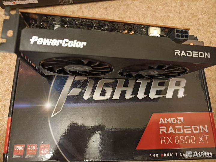 Видеокарта amd radeon rx 6500 xt Power Color