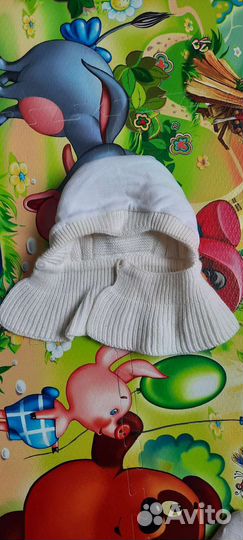 Шапка-капор демисезонная, 42-44