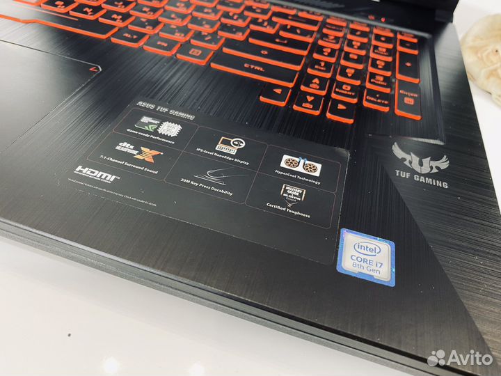 Tuf gaming /17,3/i7-8750H 8th Gen/GTX1060 3GB