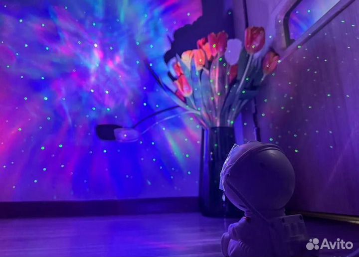 Ночник звездное небо проектор космонавт