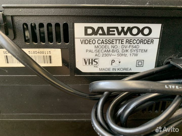 Видеомагнитофон Daewoo