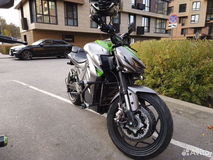 Электрический мотоцикл 15 кВт 180Ah видео обзор