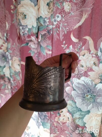 Подстаканник мельхиоровый СССР