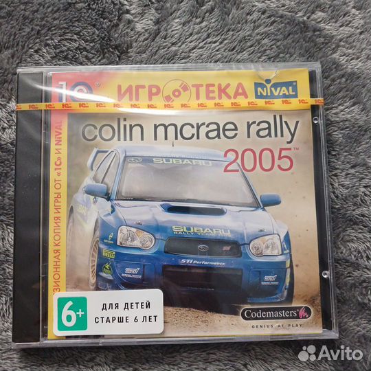 Компьютерные игры диски для пк новые colin mcrae