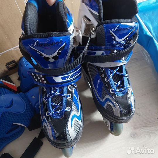 Коньки роликовые раздвижные 31-34