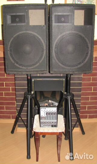 Колонки активные Park 1200W 2ш D15