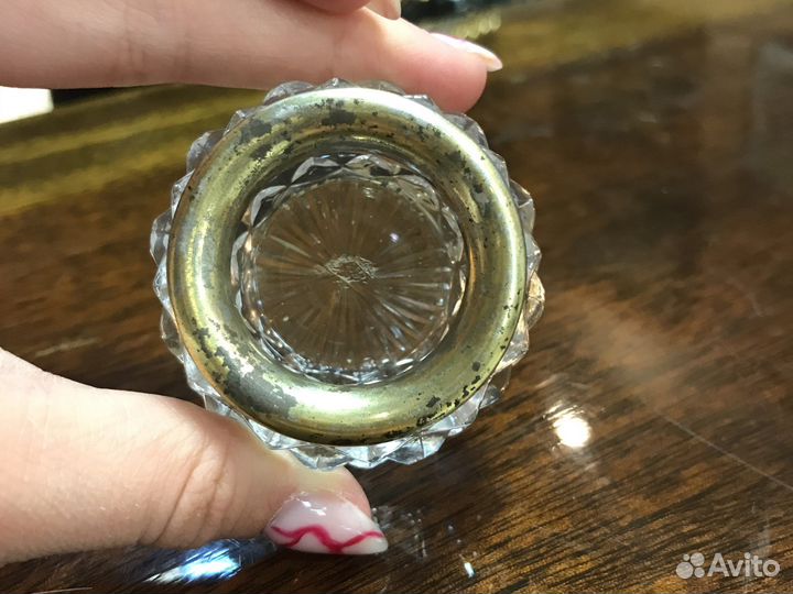 Солонка серебряная и сербряные ложки