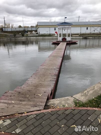 Пирс на винтовых сваях