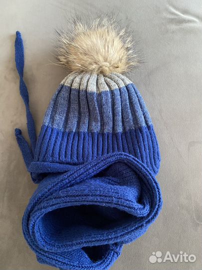 Комплект шапка и снуд