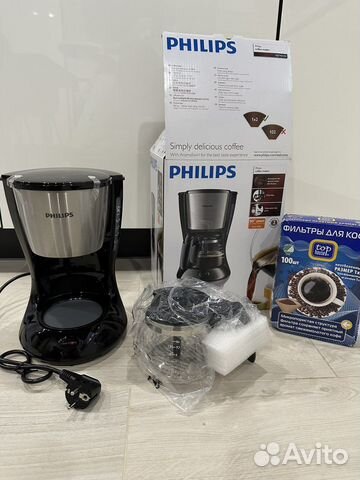 Кофеварка новая капельного типа Philips HD7434/20