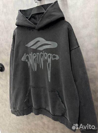Худи Balenciaga оверсайз (тренд 2025)