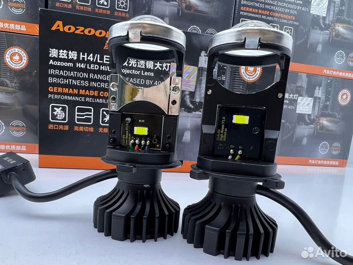 Светодиодные Мини Линзы Aozoom mini lens H4