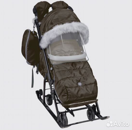 Санки коляска ника детям 7