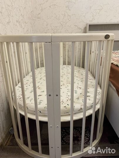 Детская кровать для новорожденных круглая