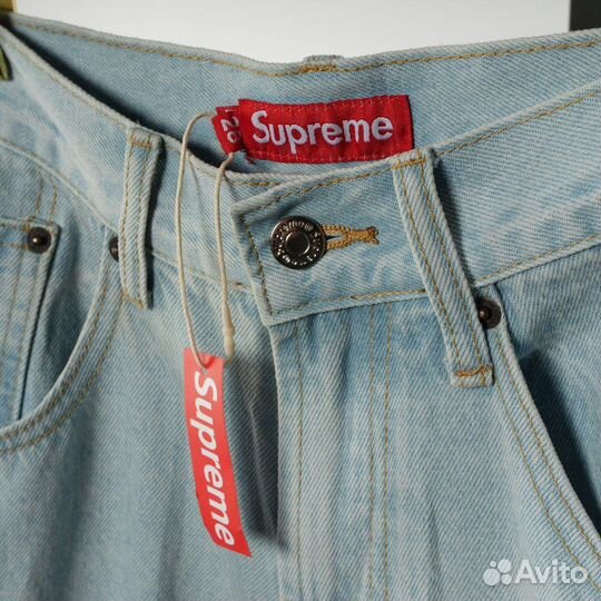 Джинсовые шорты supreme