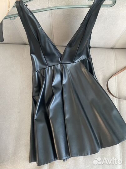 Кожаный сарафан