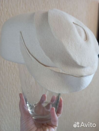 Шляпа женская из кроличьего пуха