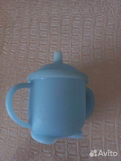 Силиконовые тарелки, поильник