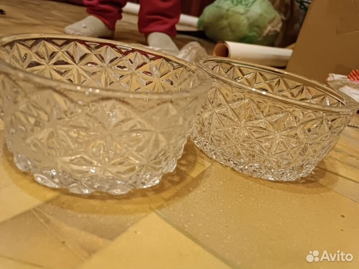 Хрустальная посуда бу