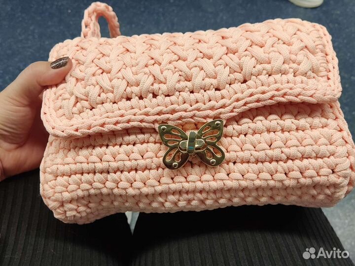Сумка женская ручная работа вязанная