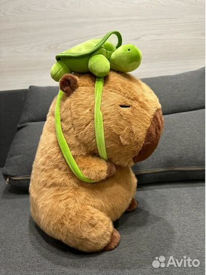 Большая игрушка капибара 45 см