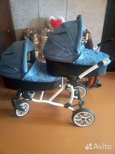 Коляска для двойни 2 в 1