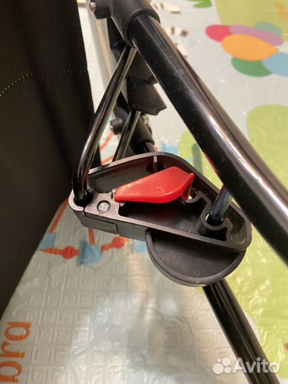 Шезлонг детский love baby черный