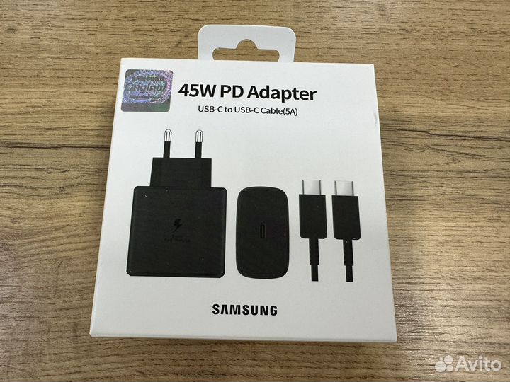 45W PD Adapter + Кабель Samsung USB C USB C
