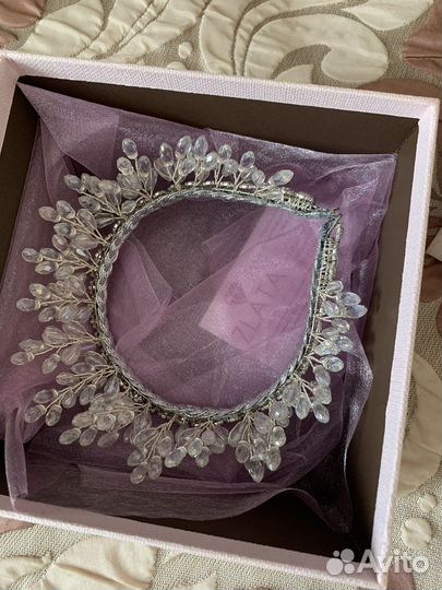 Корона диадема свадебная Zlata