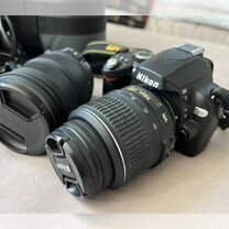 Фотоаппарат nikon d60 и объектив sigma dc 18-200