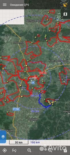 Спутниковая карта офлайн Республики Мордовия