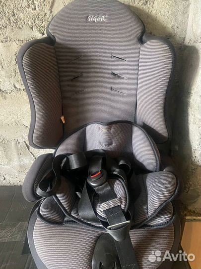 Автокресло (9-36 кг) Siger Прайм серое