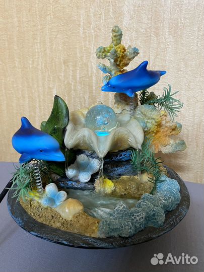 Декоративный фонтанчик - увлажнитель воздуха с под