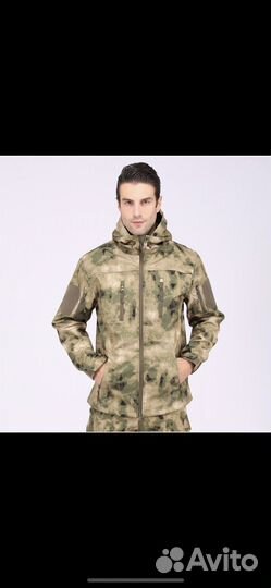 Тактическая куртка мох Softshell