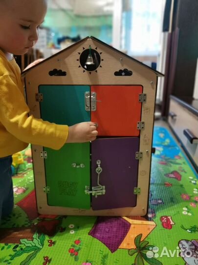 Бизиборд домик большой